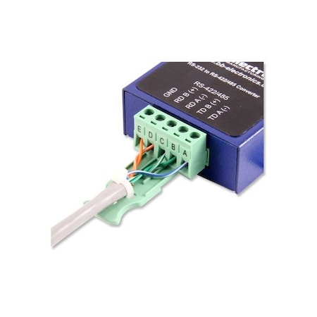 Advantech TB5P508SR-2PK - 5 POS TERM BLOCK 5.08MM WITH STRAIN RELIEF - 2 PK BB-TB5P508SR-2PK